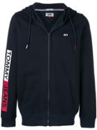 Tommy Jeans Essential Graphic Zipped Hoodie - Blue