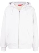 Supreme Thermal Zip Up Sweatshirt - Grey