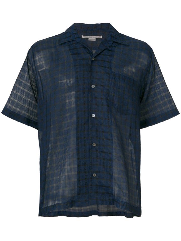 Stella Mccartney Sheer Patterned Shirt - Blue