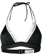 Calvin Klein Logo Tape Bikini Top - Black