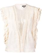 Isabel Marant Woven Style Vest Top - Neutrals