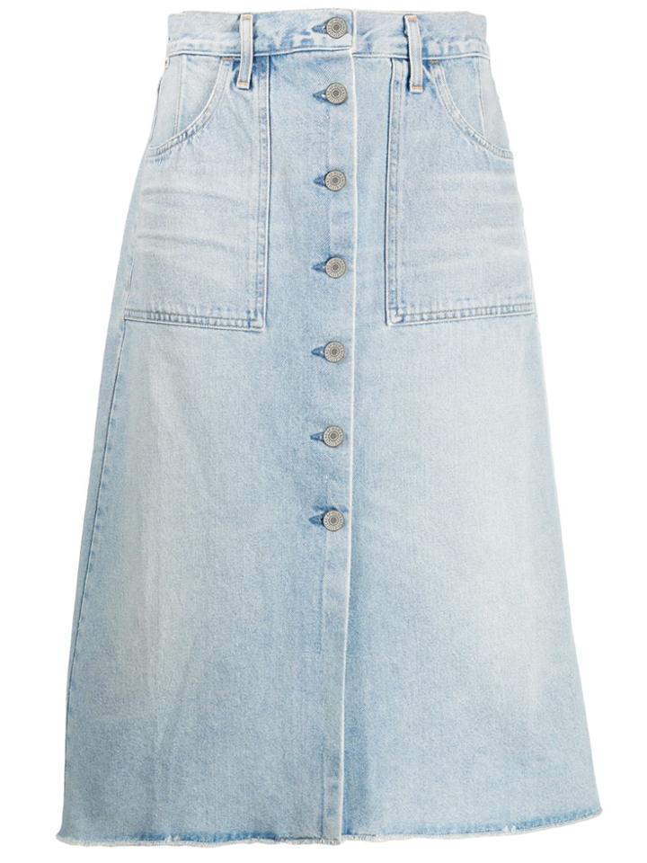 Citizens Of Humanity Faded Skirt - Blue