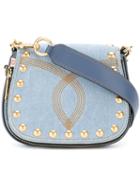 Marc Jacobs - Nomad Small Denim Saddle Bag - Women - Cotton - One Size, Blue, Cotton