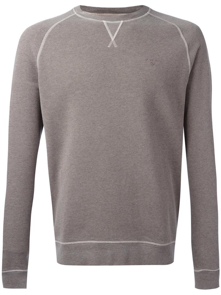 Barbour - Garment Dyed Sweatshirt - Men - Cotton/polyester - L, Brown, Cotton/polyester