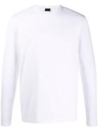 Emporio Armani Front Logo Sweatshirt - White
