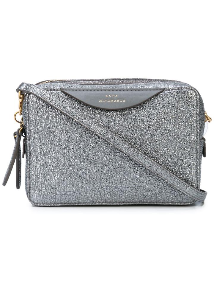 Anya Hindmarch Cracked Effect Wallet - Grey