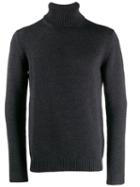 Roberto Collina Turtleneck Fine Knit Sweater - Grey