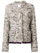 Chanel Pre-owned 1999's Knitted Jacket - Grey