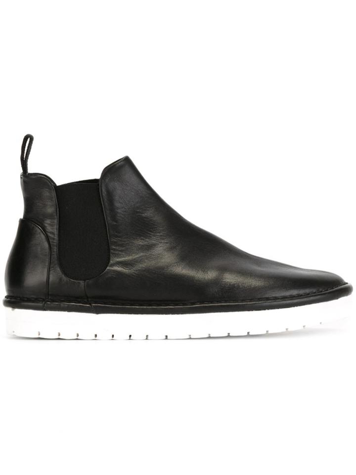 Marsèll Flat Rubber Sole Boots - Black