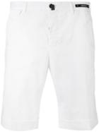 Pt01 Chino Shorts, Men's, Size: 48, White, Cotton/spandex/elastane