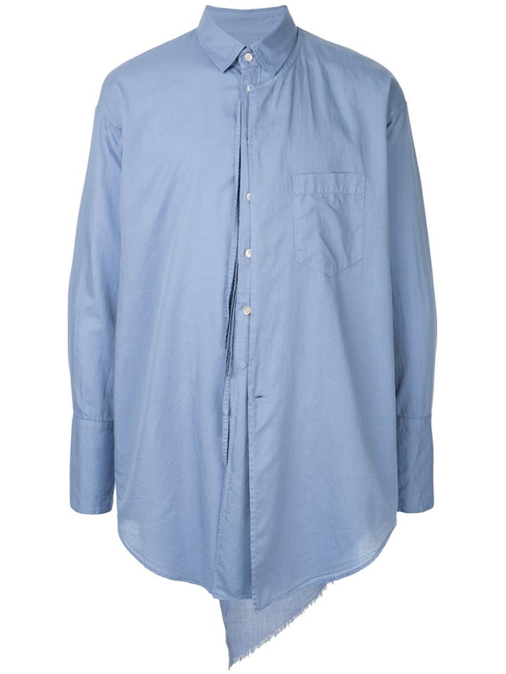 Bed J.w. Ford Tie Detail Shirt - Blue
