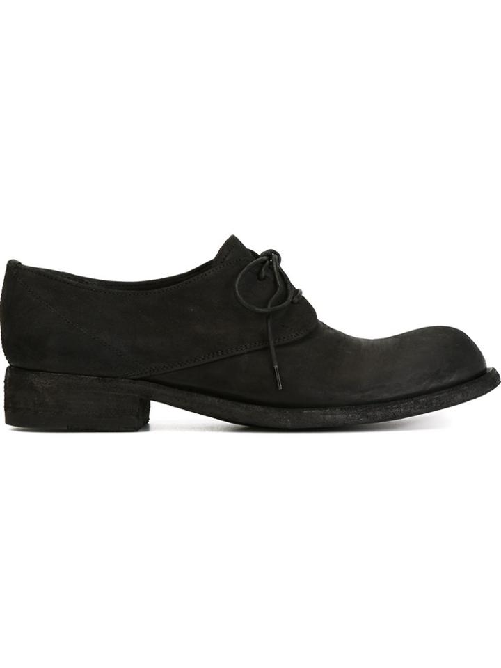 Officine Creative Hand Painted Derby Shoes - Black