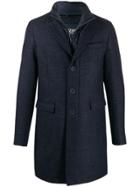 Herno Padded Overcoat - Blue