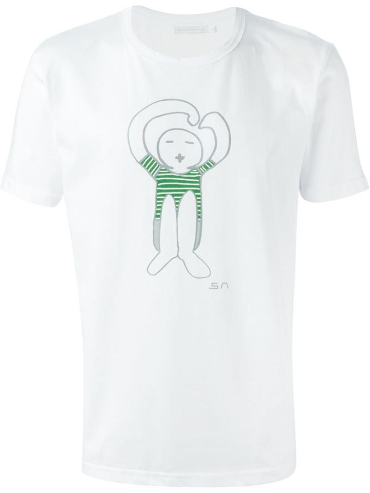 Société Anonyme Logo Print T-shirt, Men's, Size: S, White, Cotton