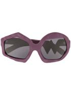 Walter Van Beirendonck Lightning Sunglasses - Purple