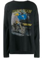 Rhude Oversized Eagle Sweatshirt - Black