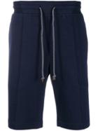 Brunello Cucinelli Panelled Bermuda Shorts - Blue