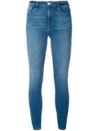 Frame Denim - High-rise Skinny Jeans - Women - Cotton/polyester/spandex/elastane - 29, Blue, Cotton/polyester/spandex/elastane