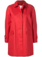 Mackintosh Berry Red Bonded Cotton Coat Lr-094