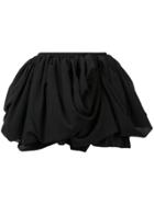 Ann Demeulemeester Ruched Mini Skirt - Black