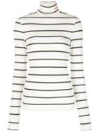 Calvin Klein 205w39nyc Striped Roll Neck Sweater - White