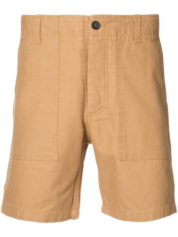 Kinfolk - Pocket Detail Chino Shorts - Men - Cotton - 32, Nude/neutrals, Cotton