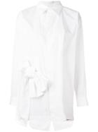 Yohji Yamamoto Bow Detailing Shirt, Women's, Size: Small, White, Cotton