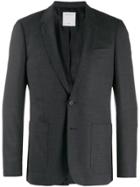 Sandro Paris Classic Wool Blazer - Grey