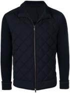 Ermenegildo Zegna Padded Front Knit Jacket - Blue