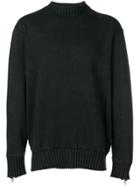 Diesel Distressed Sweatshirt - Black