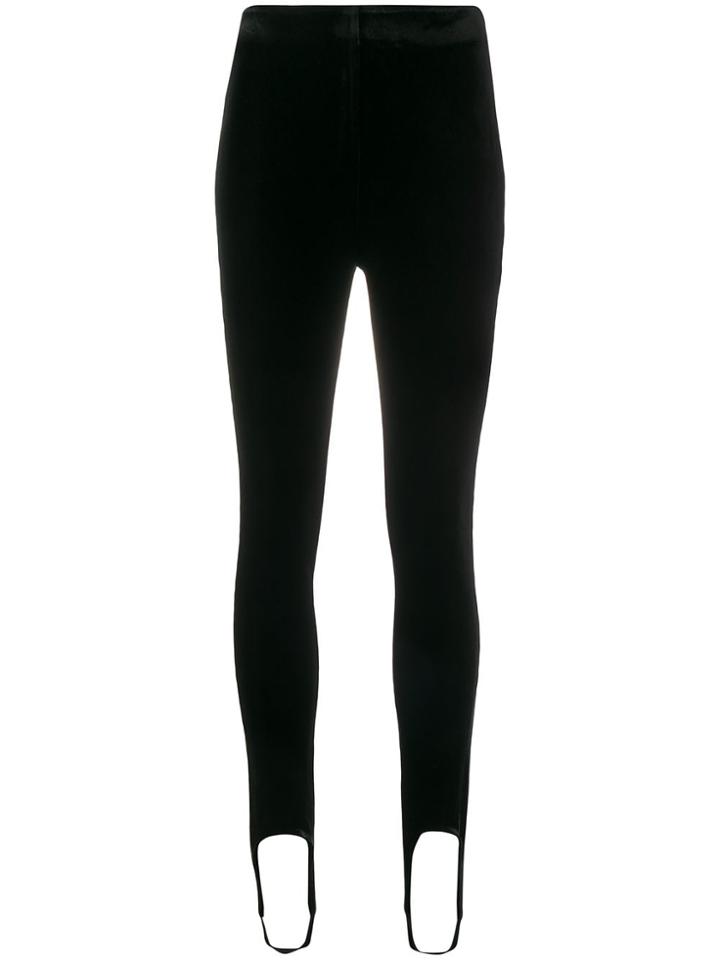 In The Mood For Love Layla Velvet Trousers - Black
