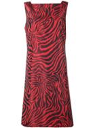 Calvin Klein 205w39nyc Zebra Print Dress - Red