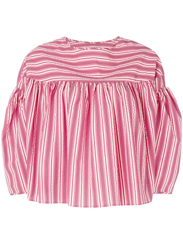 Henrik Vibskov Bon Bon Striped Shirt - Pink