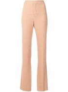 Chloé Flared Tailored Trousers - Nude & Neutrals