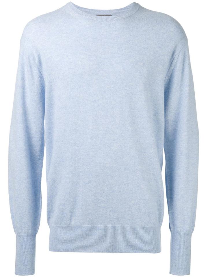 N.peal Ribbed Trim Sweatshirt - Blue