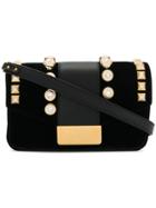 Giuseppe Zanotti Design Stud Embellished Shoulder Bag - Black