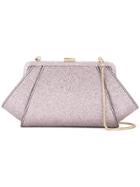 Zac Zac Posen Posen Glitter Clutch - Pink & Purple