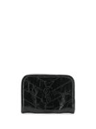 Saint Laurent Mini Monogram Bi-fold Wallet - Black
