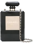 Chanel Vintage Perfume Bottle Shoulder Bag, Women's, Black
