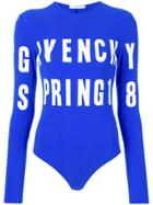 Givenchy Spring 18 Bodysuit - Blue