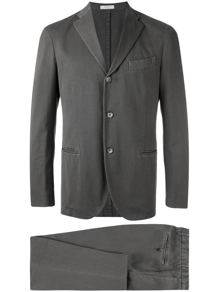 Boglioli - Casual Two-piece Suit - Men - Cotton/cupro - 54, Grey, Cotton/cupro