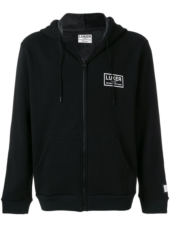 Neighborhood Zip Hooded Sweatshirt - Black