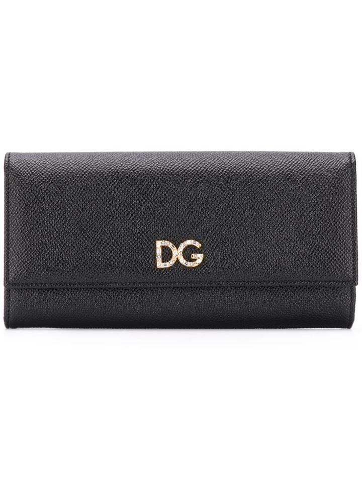 Dolce & Gabbana Foldover Wallet - Black