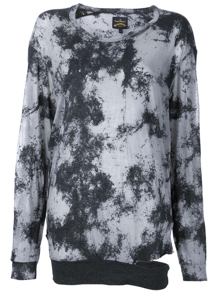 Vivienne Westwood Anglomania Printed Oversized Jumper