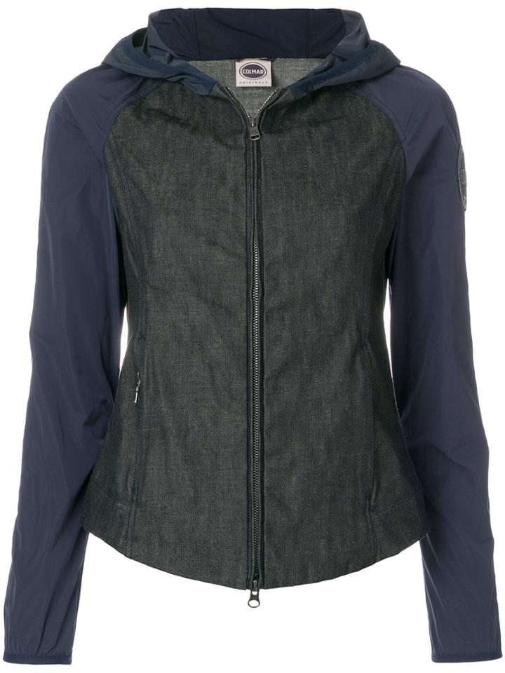 Colmar Bicolour Hooded Jacket - Blue