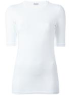 Brunello Cucinelli Slim Fit T-shirt, Women's, Size: Large, White, Cotton/spandex/elastane/brass
