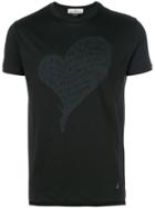Vivienne Westwood Quote Heart Print T-shirt - Black