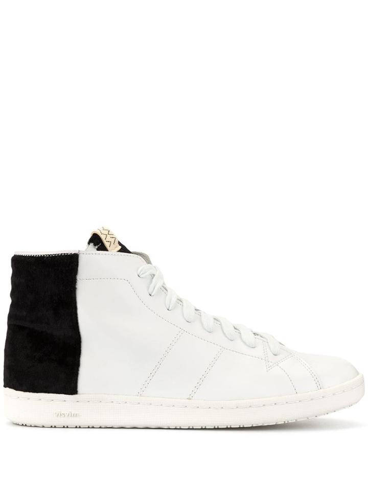 Visvim Contrast Panel Sneakers - White