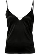Mame Spaghetti Strap Cami Top - Black