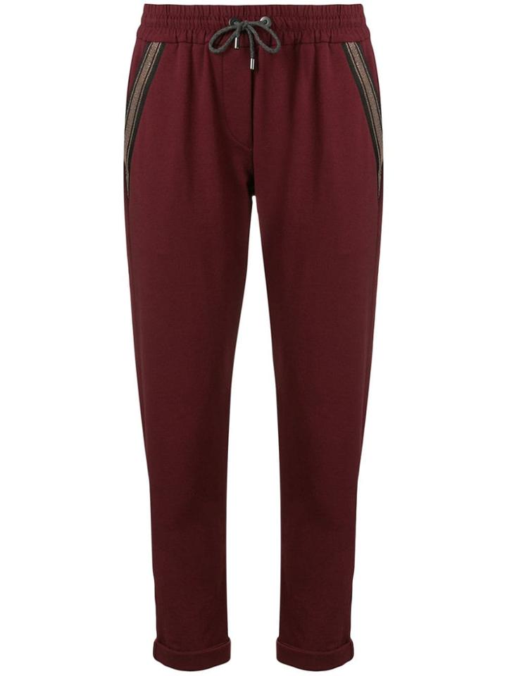 Brunello Cucinelli Pantalon Jogging - Red